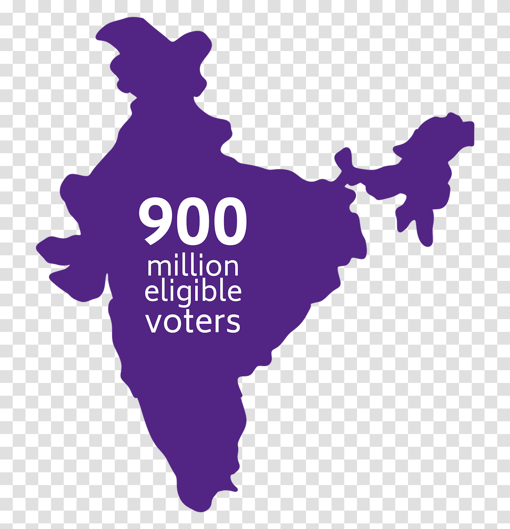 India Map Outline, Word Transparent Png
