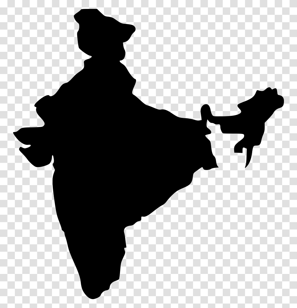 India Map Vector, Silhouette, Stencil, Person, Human Transparent Png