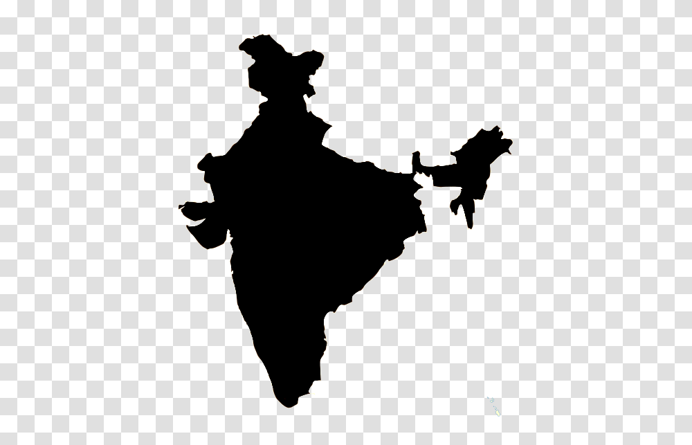 India Outline, Silhouette, Person, Hand, Back Transparent Png
