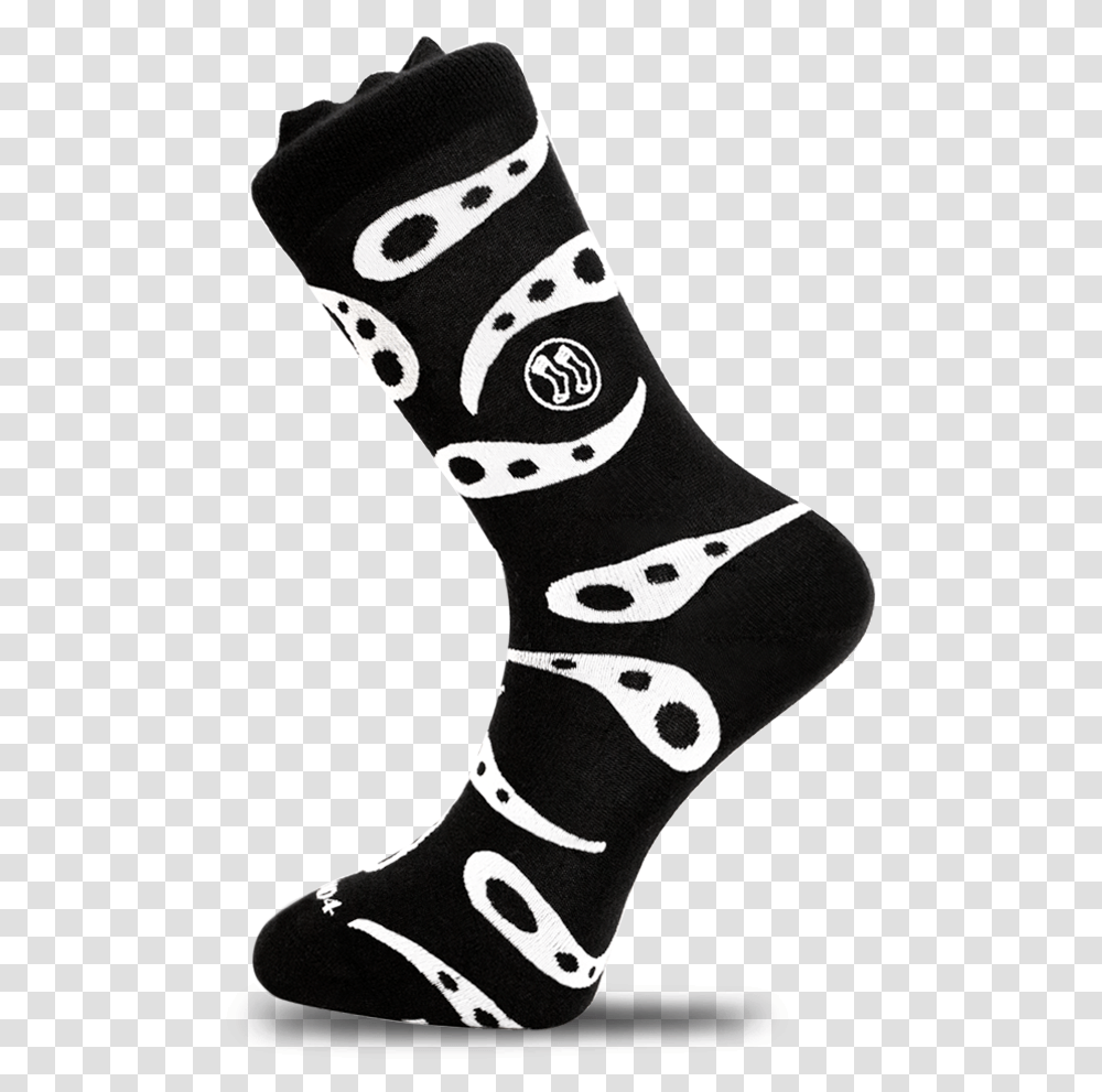 India Paisley Black Sock Sock, Apparel, Shoe, Footwear Transparent Png