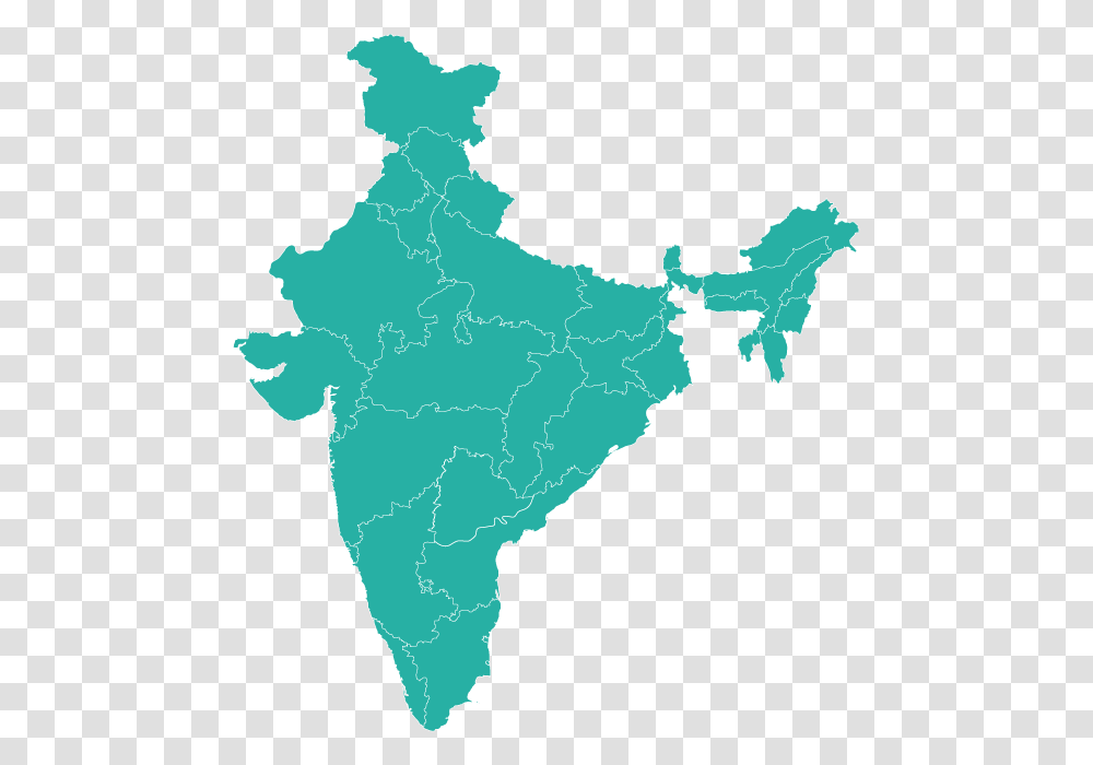 India Political Map, Diagram, Plot, Atlas, Outdoors Transparent Png