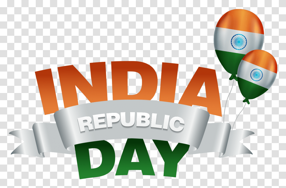 India Republic Day Republic Day Text, Logo, Sphere, Word Transparent Png