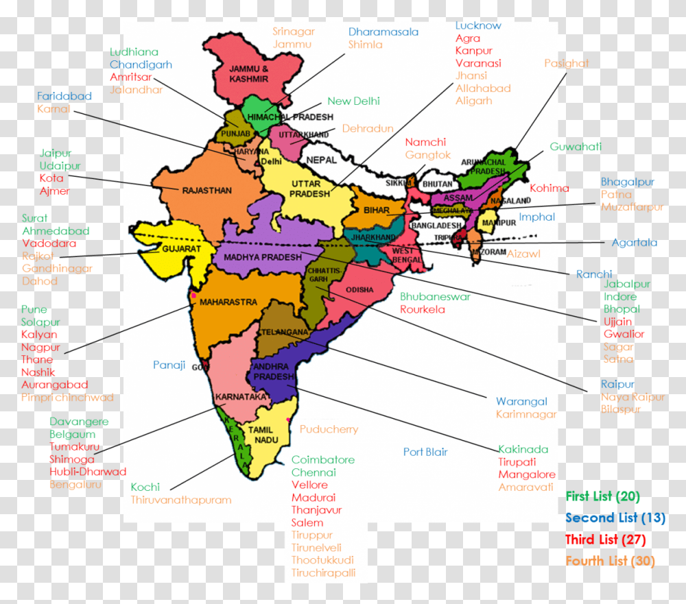 India Smart City Map, Plot, Diagram, Person Transparent Png