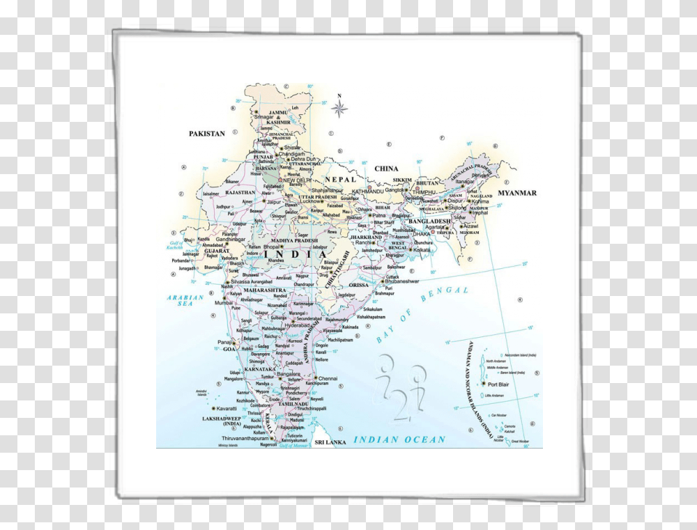 India Tourist Map Incredible India, Plot, Diagram, Plan Transparent Png