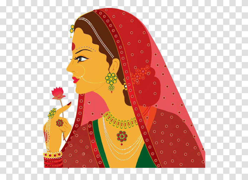 Indian Bride Images Vector, Accessories, Jewelry, Earring Transparent Png
