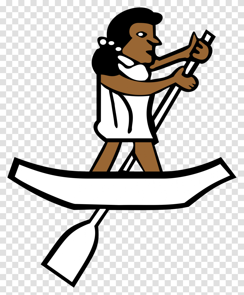 Indian Canoe Clipart Aztec Canoe, Performer, Cleaning, Emblem Transparent Png