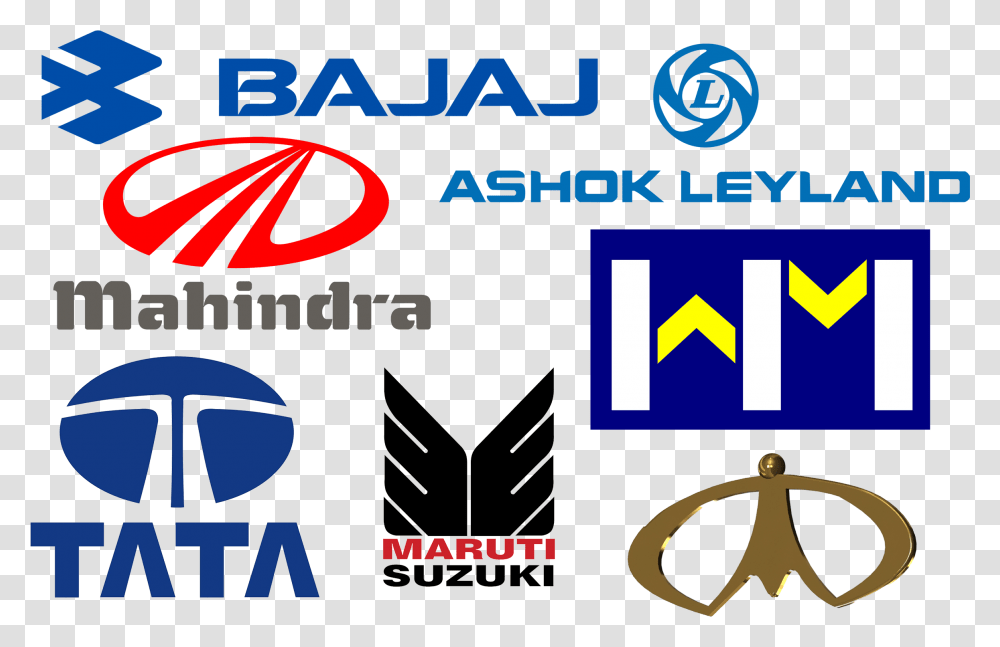 Indian Car Brands Companies And Logo Of Indian Companies, Text, Label, Symbol, Clothing Transparent Png