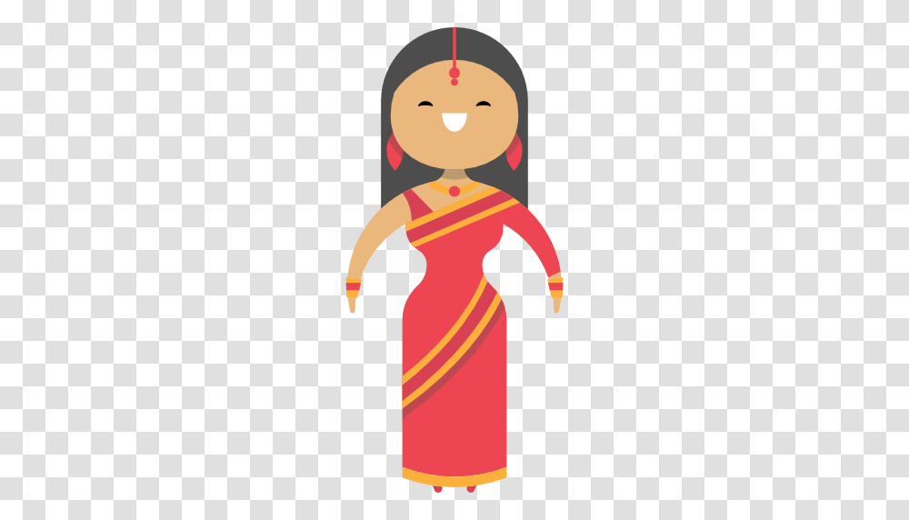 Indian, Robe, Fashion Transparent Png