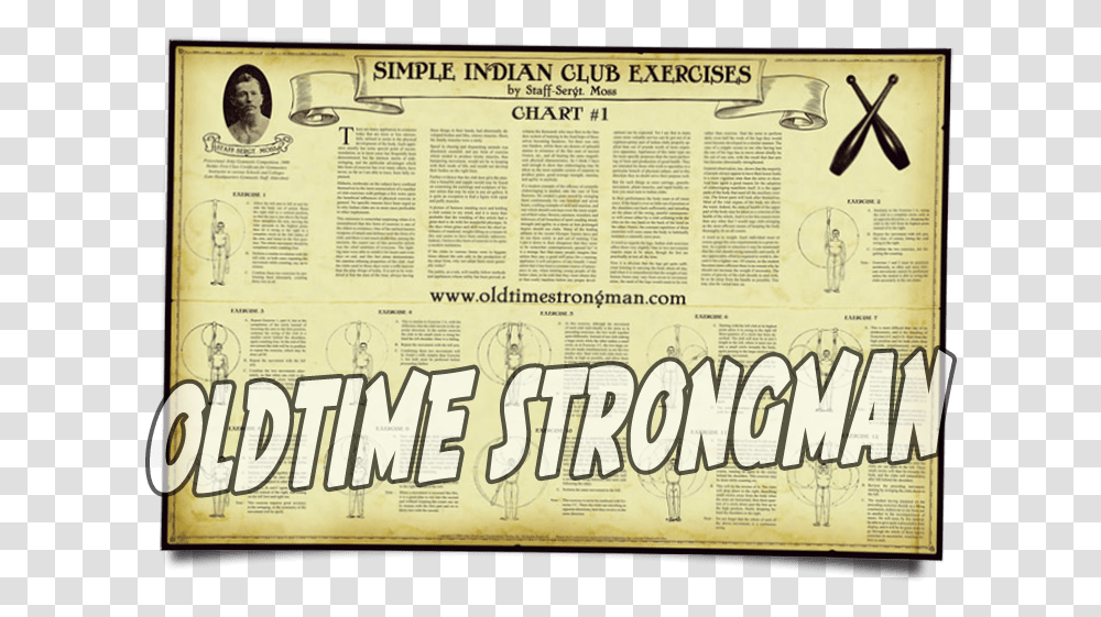 Indian Club Exercise Chart, Newspaper, Label, Page Transparent Png