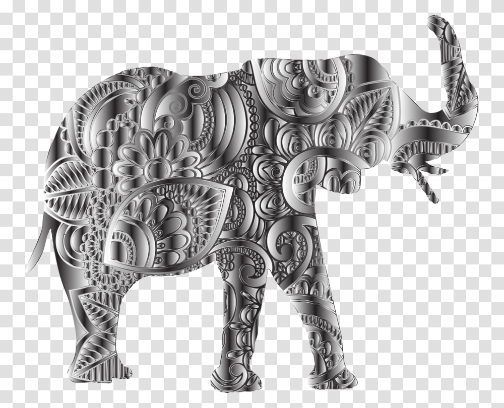 Indian Elephant, Architecture, Building, Furniture, Statue Transparent Png