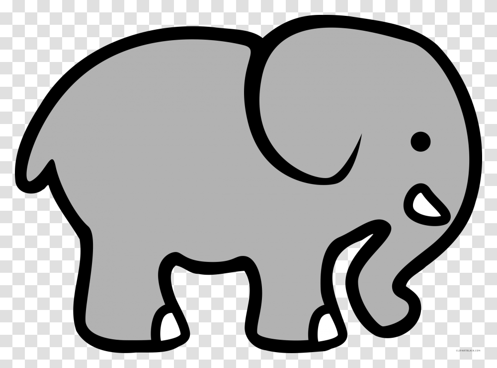 Indian Elephant Cartoon Elephant Side View, Mammal, Animal, Piggy Bank, Stencil Transparent Png