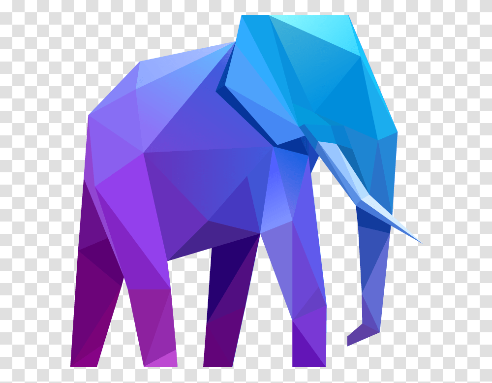 Indian Elephant, Diamond, Paper Transparent Png