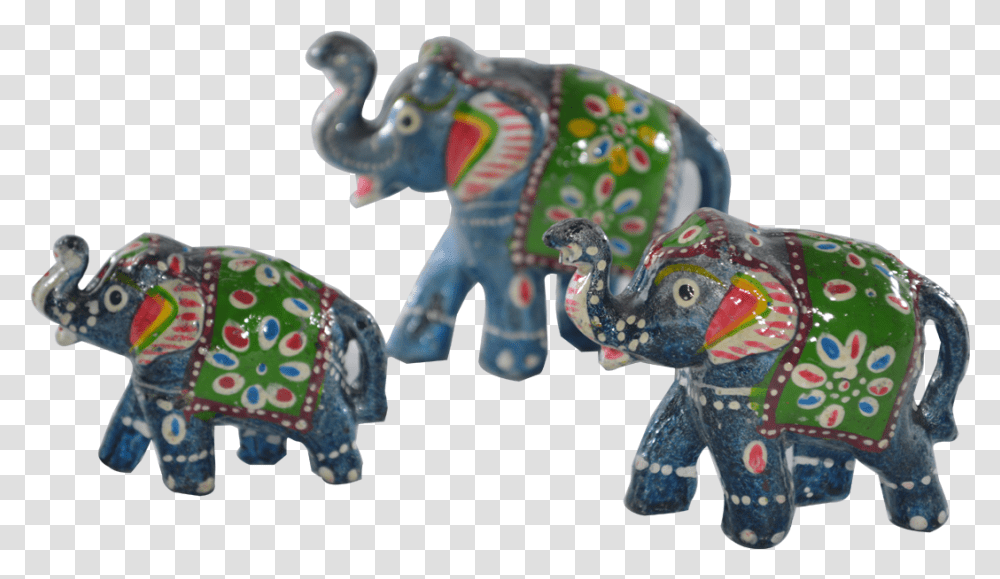 Indian Elephant, Figurine, Animal, Bird, Vulture Transparent Png