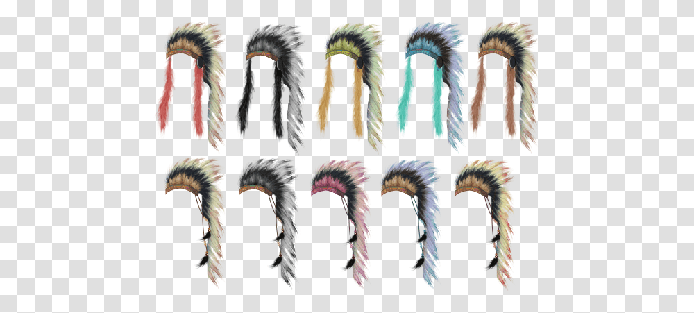 Indian Feather Headpiece Animal Product, Bird, Text, Dye, Pattern Transparent Png