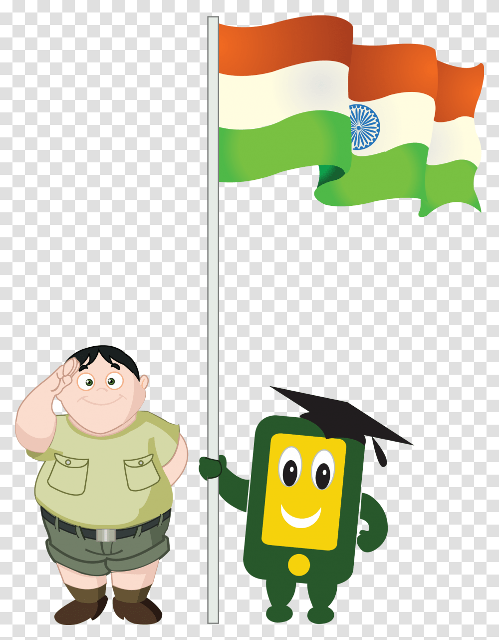 Indian Flag Independence Day Boy India, Collage, Poster, Advertisement Transparent Png