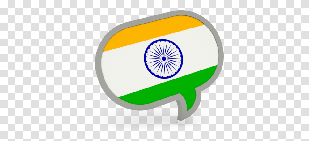 Indian Flag Speech Bubble, Logo, Trademark, Tape Transparent Png