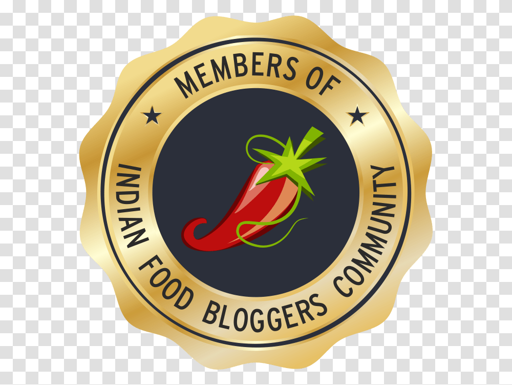 Indian Food Bloggers Community Emblem, Logo, Trademark, Badge Transparent Png