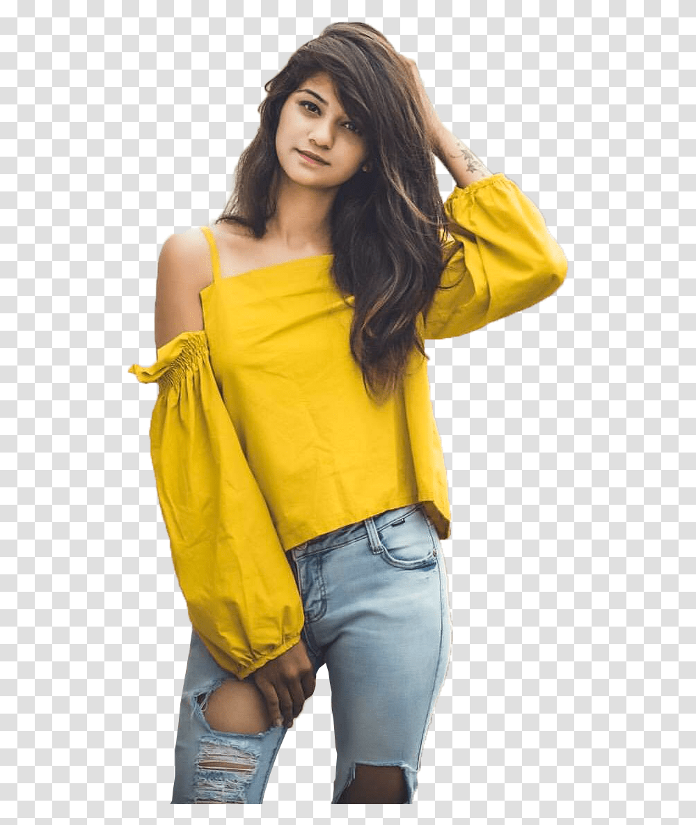 Indian Girl High Quality Image Love Girl For Picsart, Apparel, Person, Human Transparent Png