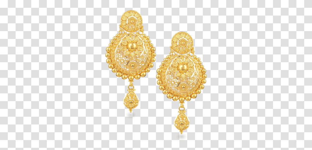 Indian Gold Earring Image Background Gold Earrings, Accessories, Accessory, Jewelry, Brooch Transparent Png