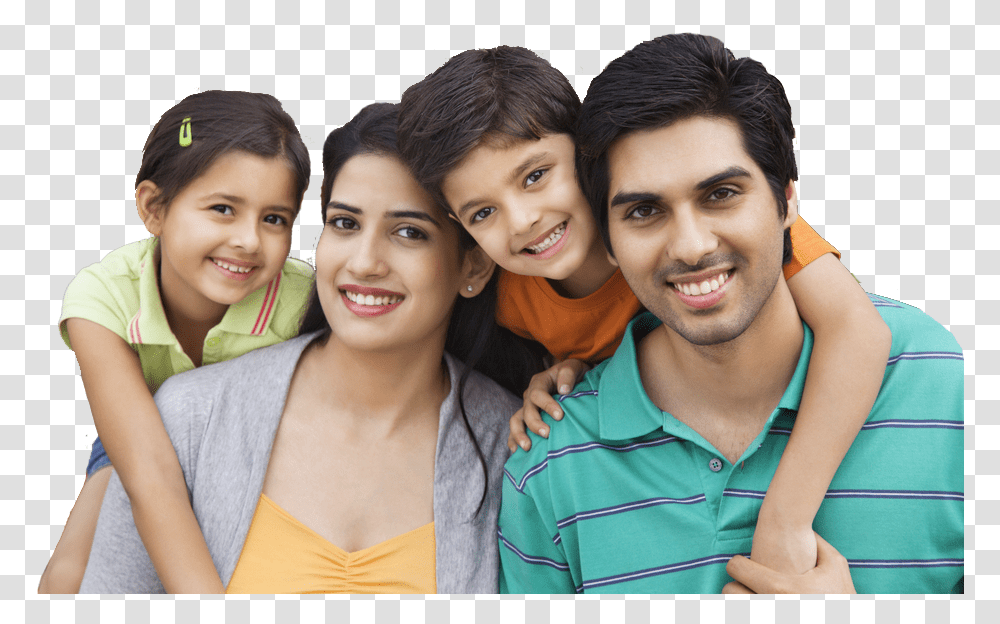 Indian Happy Family, Person, Face, People, Portrait Transparent Png