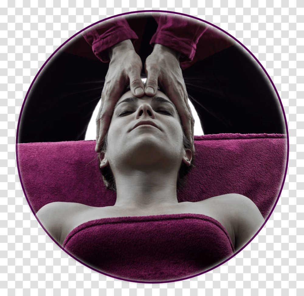 Indian Head Massage Badge, Person, Furniture, Lighting Transparent Png
