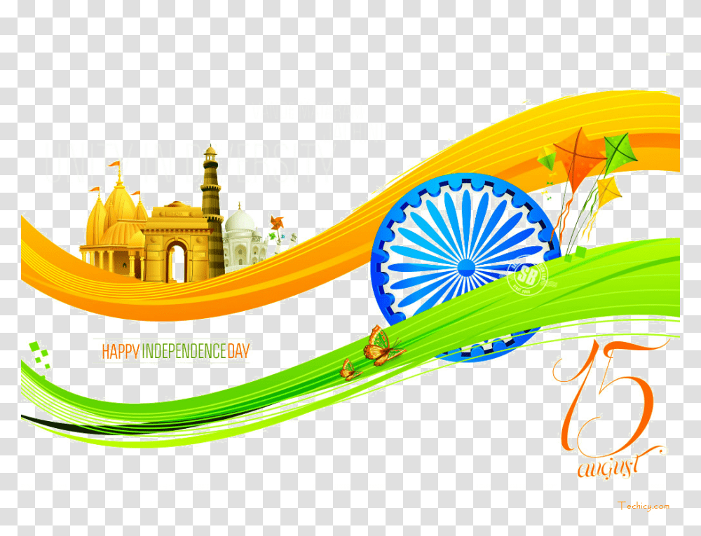 Indian Independence Day Download Image Vector, Theme Park, Amusement Park, Poster, Advertisement Transparent Png