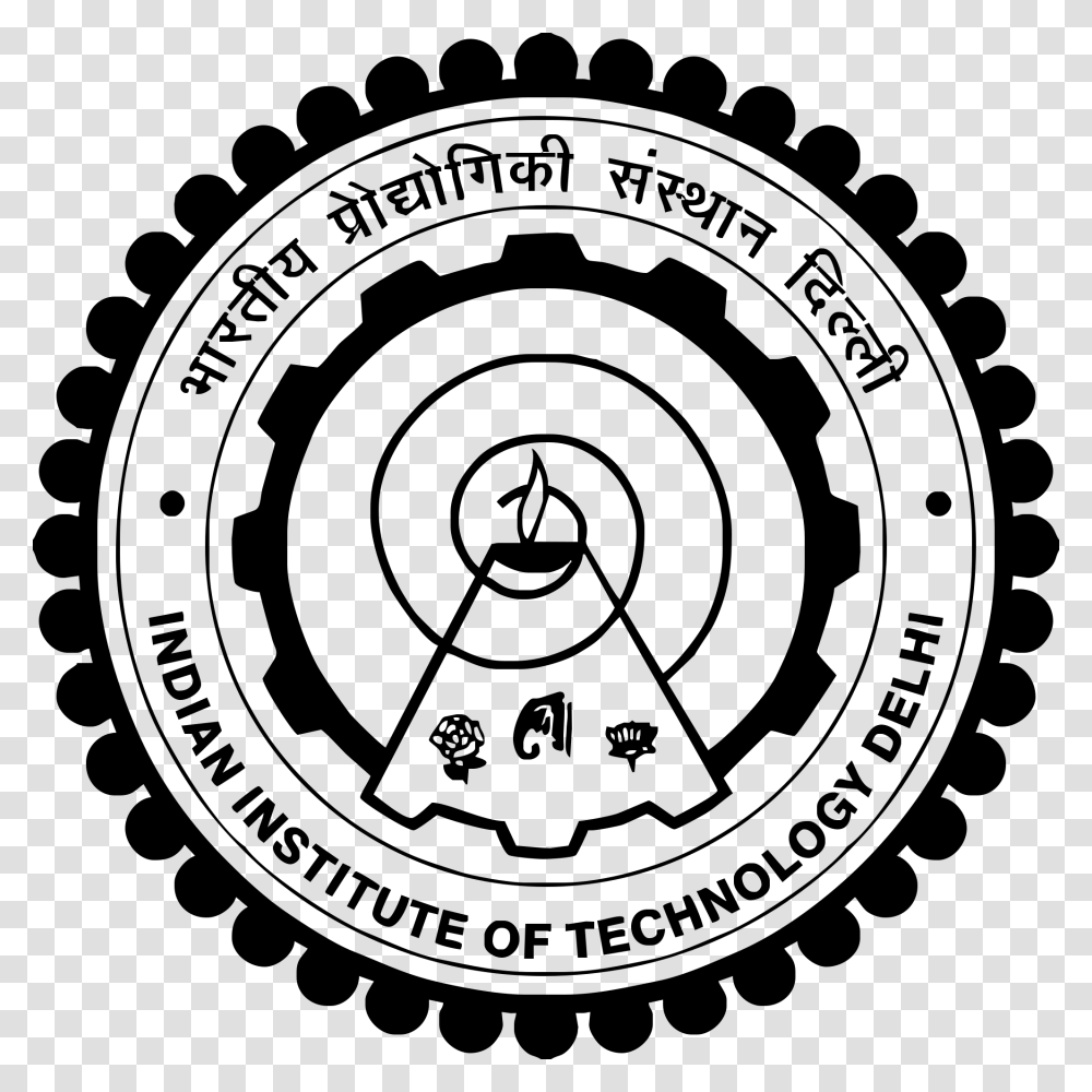 Indian Institute Of Technology Delhi Logo, Silhouette, Cross, Stencil Transparent Png