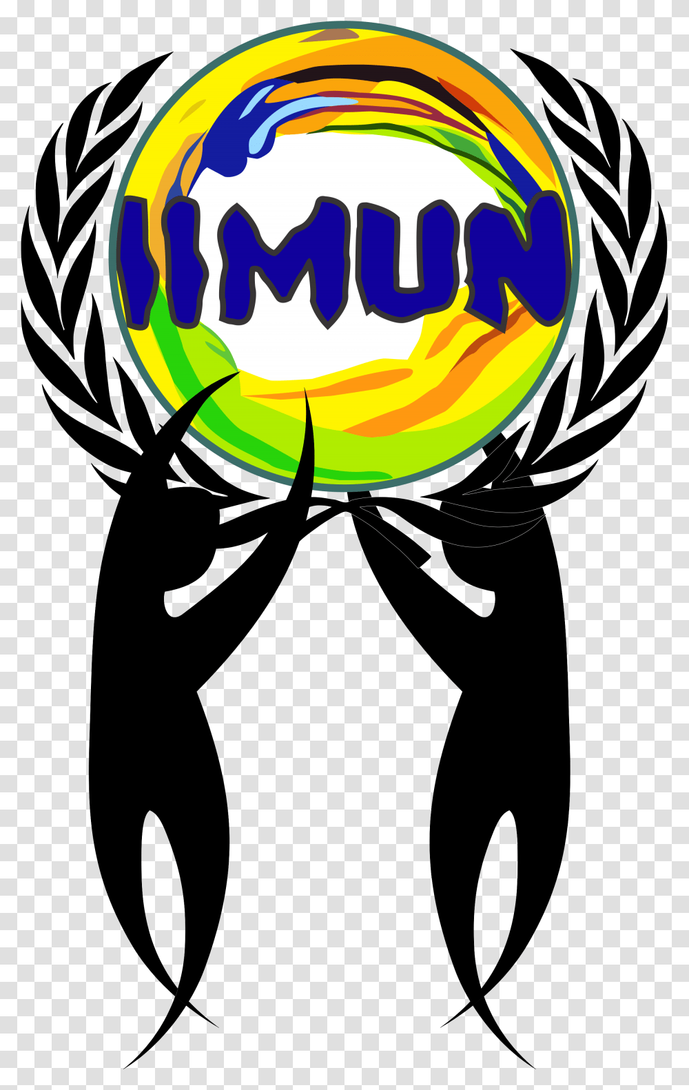 Indian International Mun Logo, Hand, Helmet Transparent Png