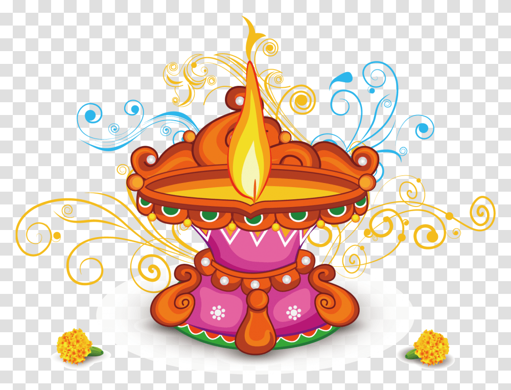Indian Light Lamp Oil Diwali Free Image Indian Oil Lamp, Fire, Flame Transparent Png