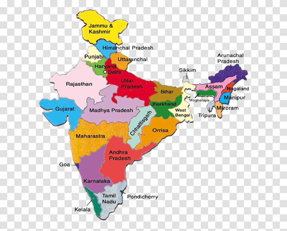 Indian Map Of States, Plot, Diagram, Atlas, Person Transparent Png