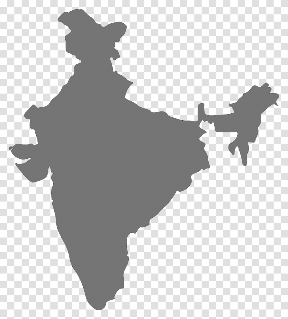 Indian Map Vrctor India Map Vector, Silhouette, Person, People, Stencil Transparent Png