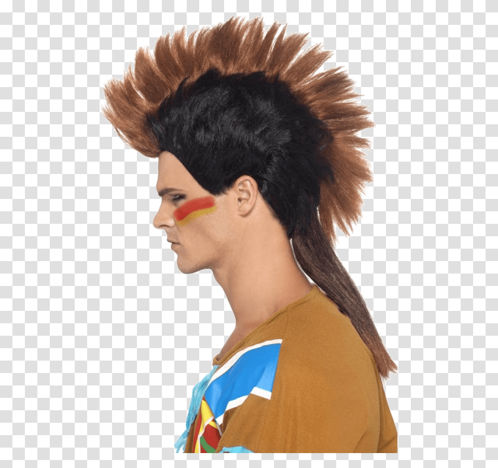 Indian Mohawk Hair, Person, Human, Black Hair, Face Transparent Png