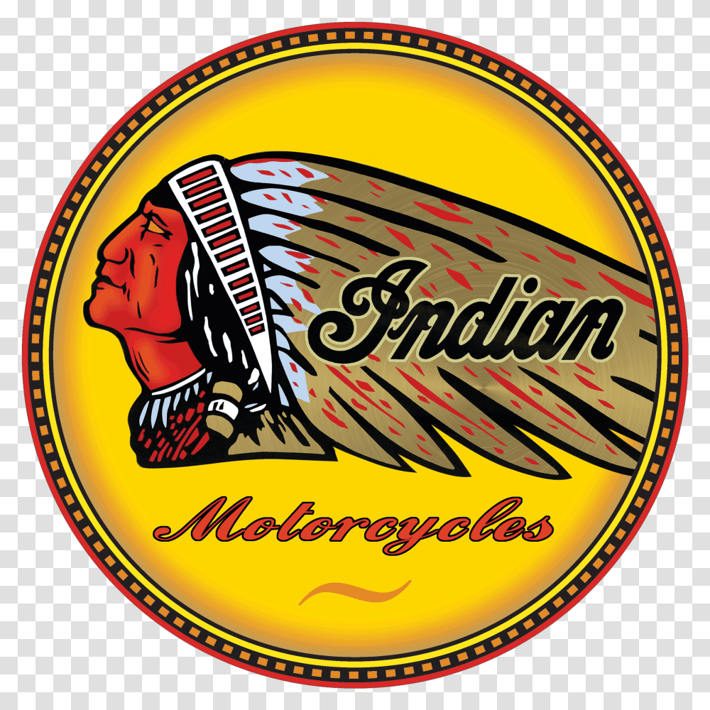 Indian Motorcycle Logo 3d Indian Motorcycle Round Tin Signs, Symbol, Trademark, Emblem, Text Transparent Png