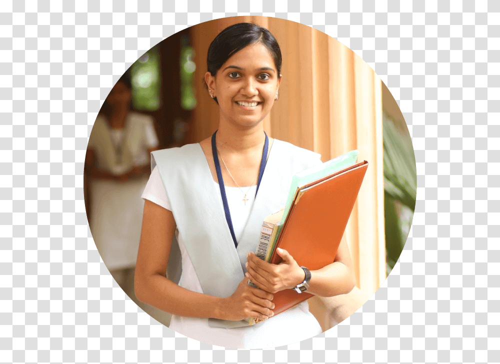 Indian Nursing Students Download Indian Nursing College Students, Person, Female, Face, Woman Transparent Png