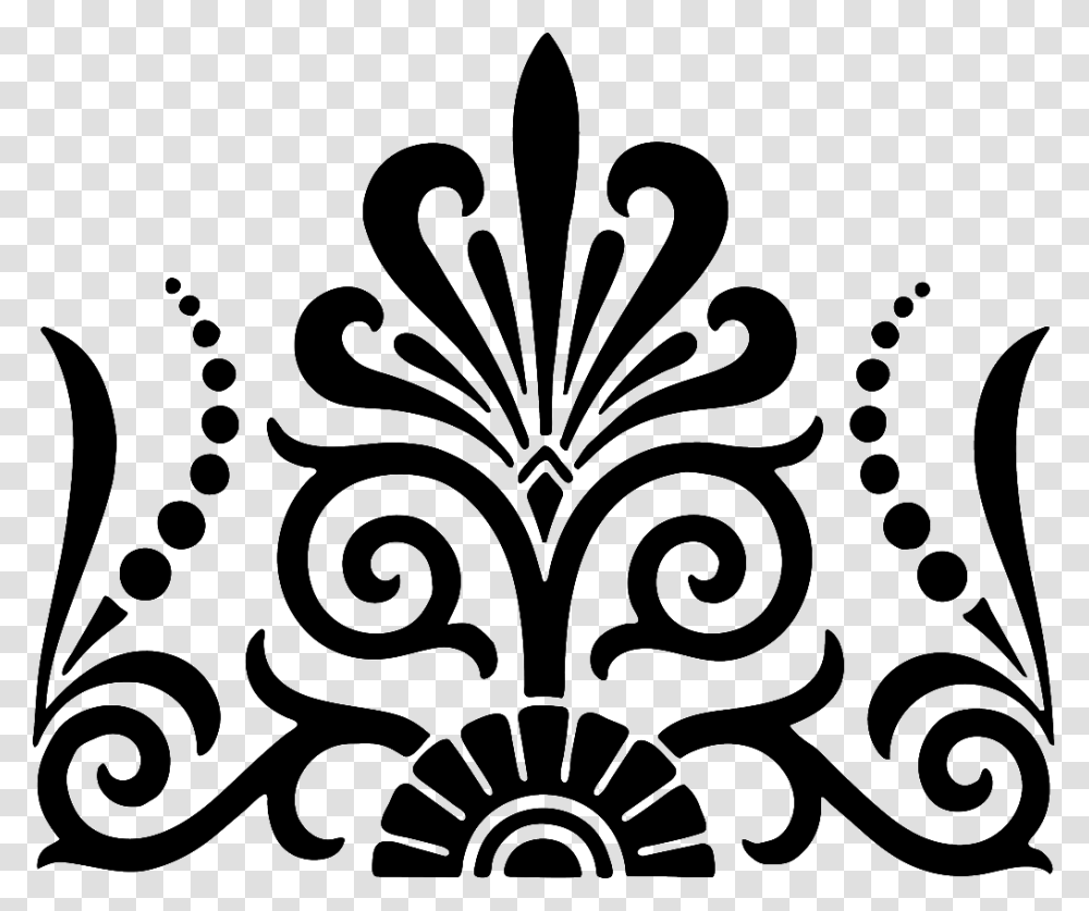 Indian Pattern, Floral Design, Stencil Transparent Png