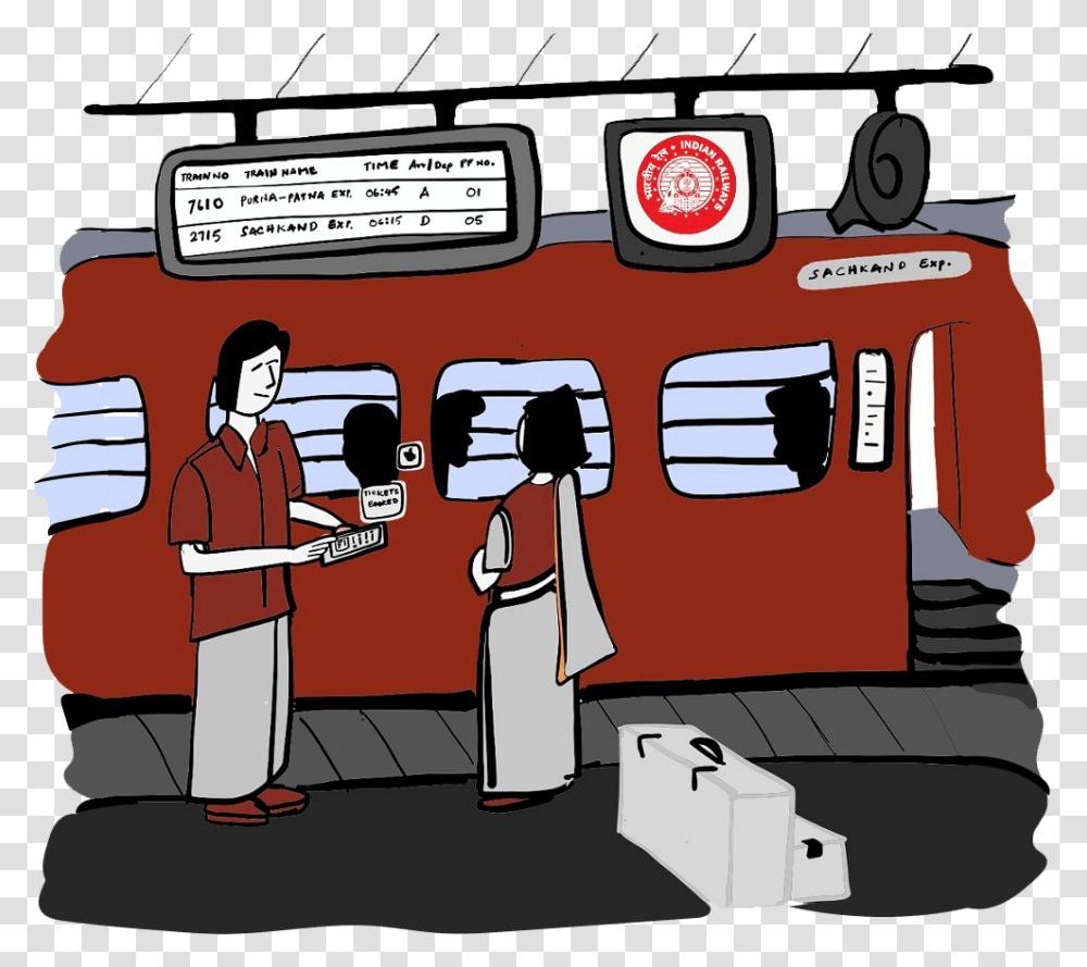 Indian Railways, Machine, Person, Label Transparent Png