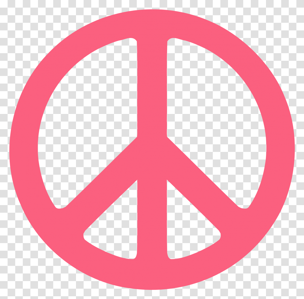 Indian Red Peace Symbol 1 555px Pink Peace Sign, Logo, Trademark, Spoke Transparent Png