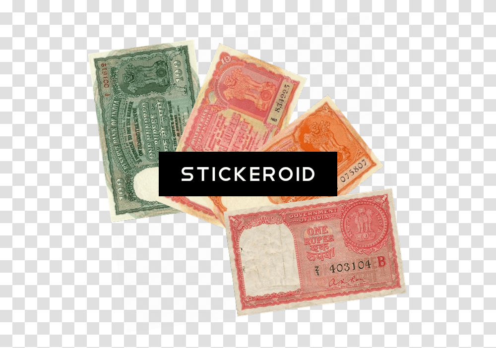Indian Rupee Banknote Old Currency Notes Of India, Money, Dollar Transparent Png