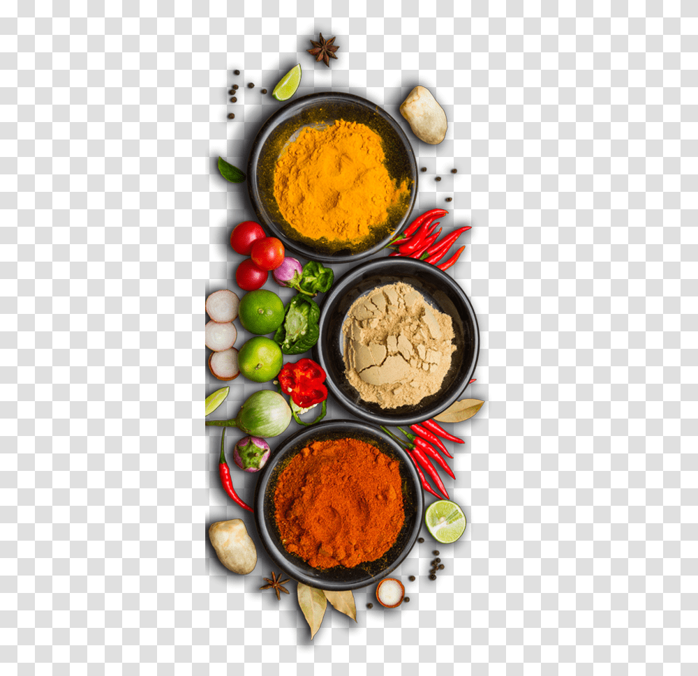Indian Spices, Powder, Plant, Food, Bowl Transparent Png