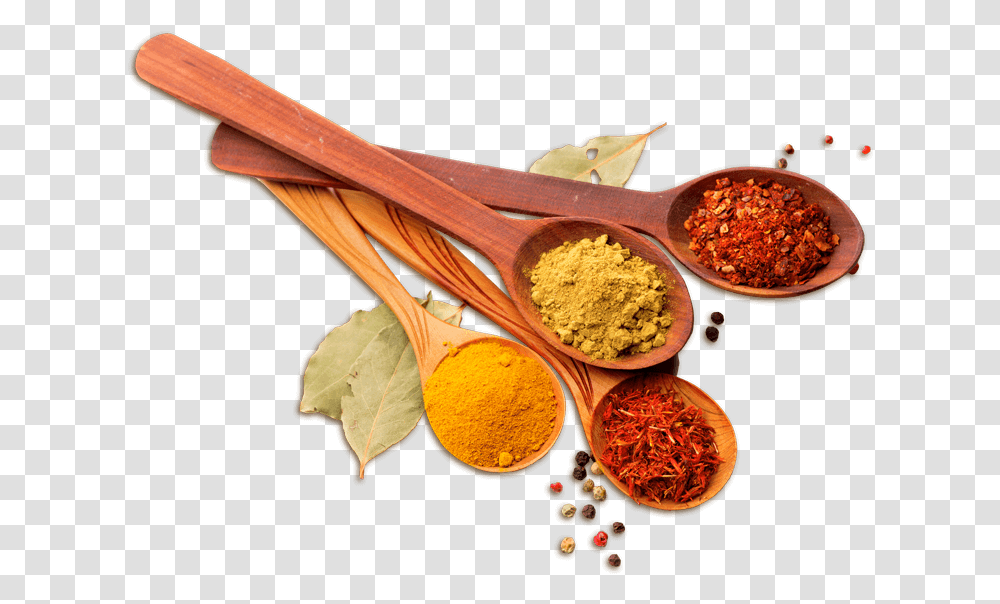 Indian Spices, Spoon, Cutlery, Plant, Food Transparent Png