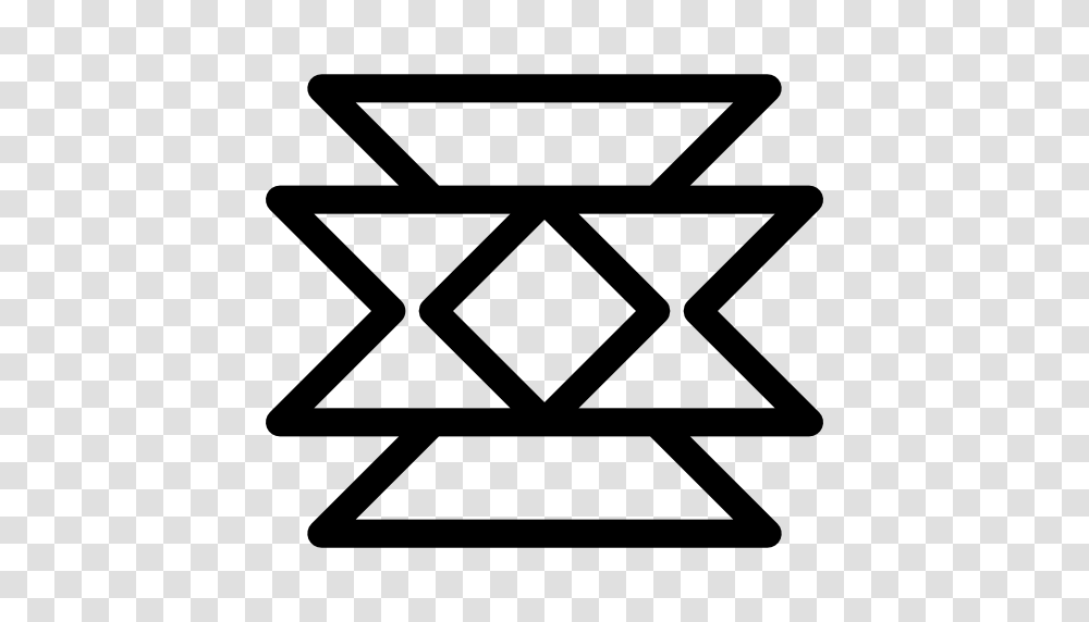 Indian Symbol Art Tribal Artistic Shapes Icon, Triangle, Stencil, Rug Transparent Png