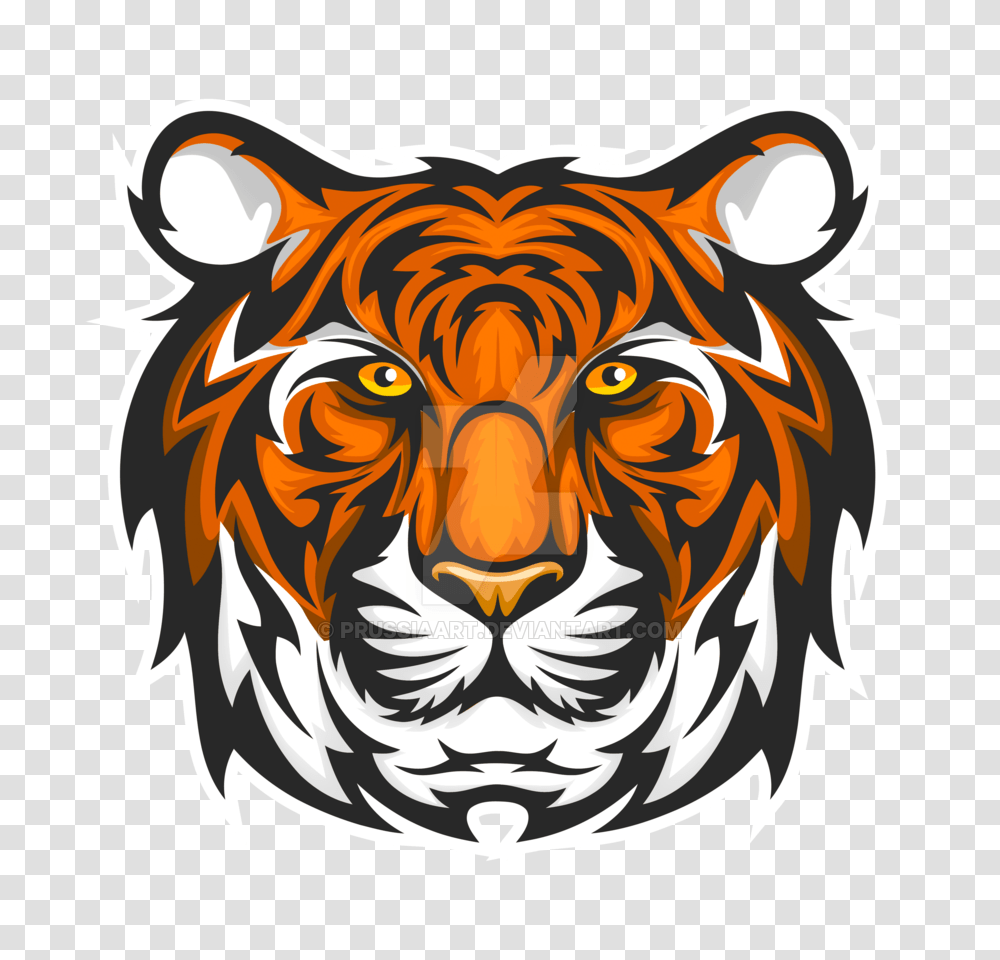 Indian Tiger Emblem, Wildlife, Mammal, Animal, Label Transparent Png