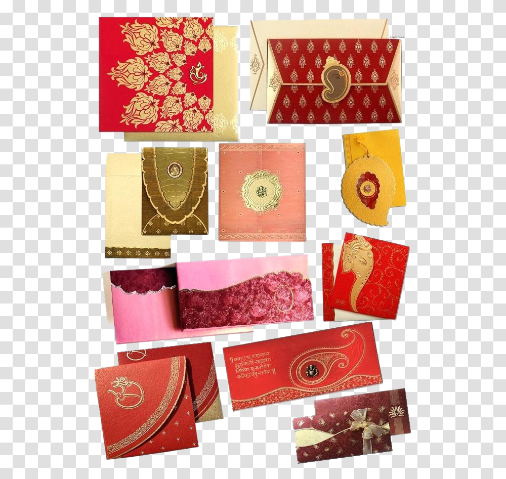 Indian Wedding Invitation Cards Designs, Accessories, Purse, Handbag Transparent Png