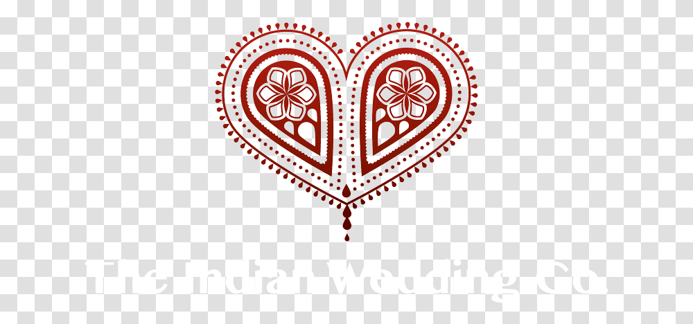 Indian Wedding Logo, Heart, Pattern, Rug, Label Transparent Png