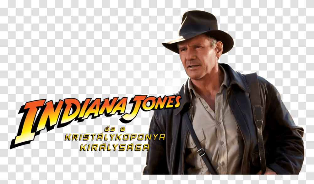 Indiana Jones And The Kingdom Of The Crystal Skull Indiana Jones Leather Hat, Apparel, Person, Human Transparent Png