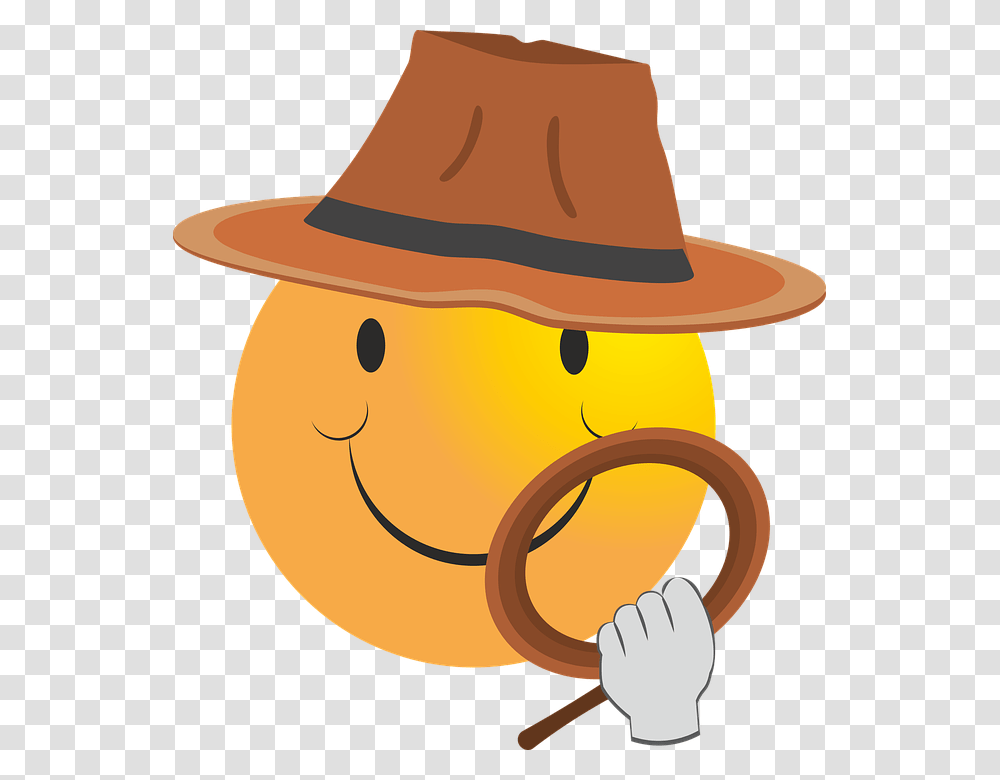 Indiana Jones Clipart Cowboy, Apparel, Sun Hat, Magnifying Transparent Png