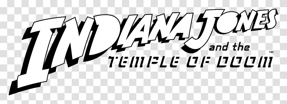 Indiana Jones Logo Indiana Jones And The Temple Of Doom Logo, Alphabet, Word, Face Transparent Png