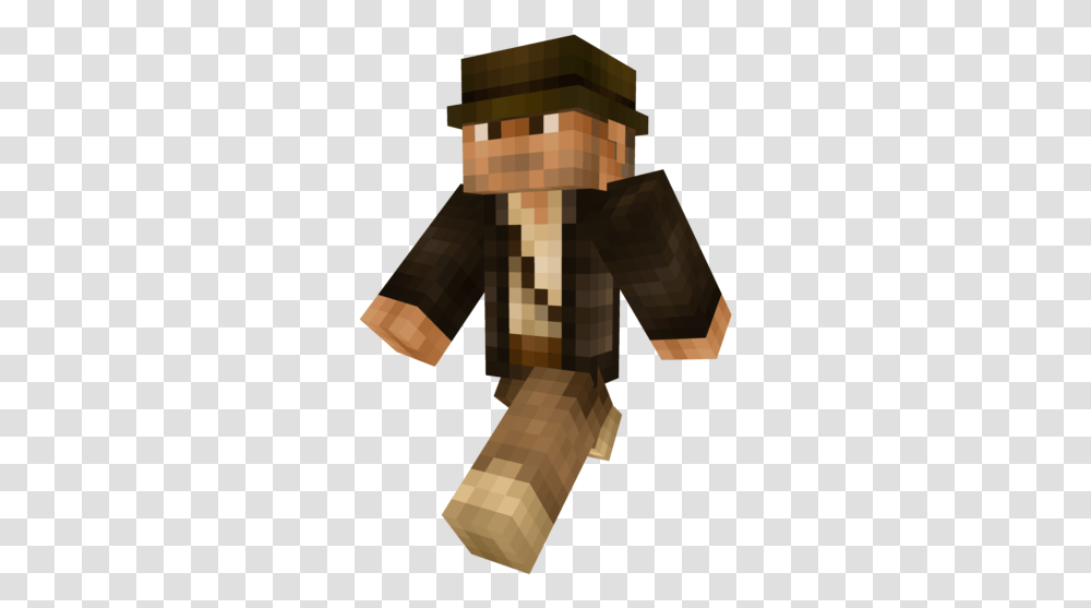Indiana Jones Minecraft Skin, Apparel, Cross Transparent Png