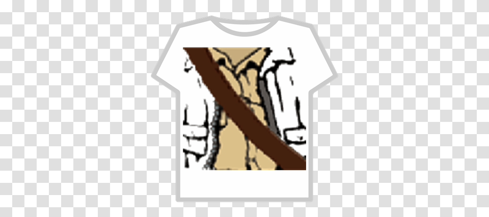 Indiana Jones Shirt Transparencypng Roblox Games Roblox T Shirt, Text, Tie, Number, Symbol Transparent Png