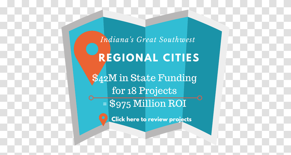Indiana S Great Southwest Regional Cities Map Graphic Design, Flyer, Poster, Paper, Advertisement Transparent Png